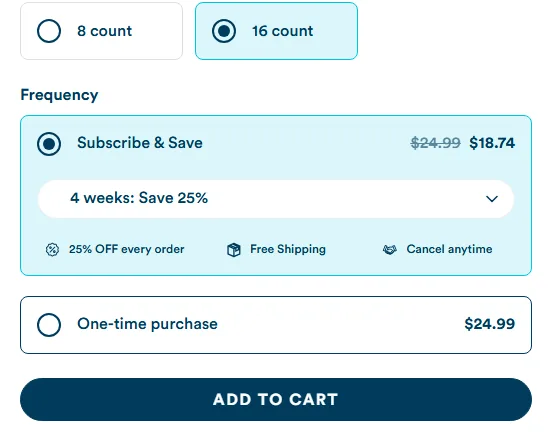 DripDrop subscription buy box, US storefront, captured 2026-09-13
