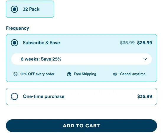 DripDrop subscription buy box, US storefront, captured 2026-10-05