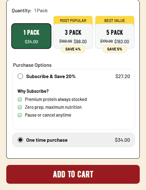 Grazly subscription buy box, US storefront, captured 2026-10-10
