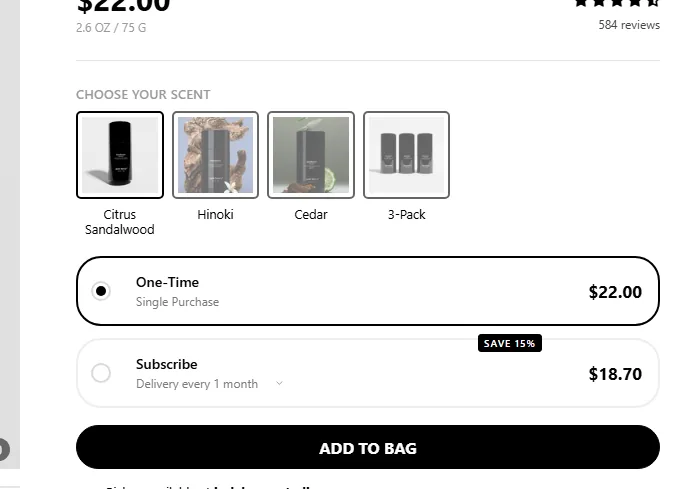 Jack Henry subscription buy box, US storefront, captured 2026-10-10