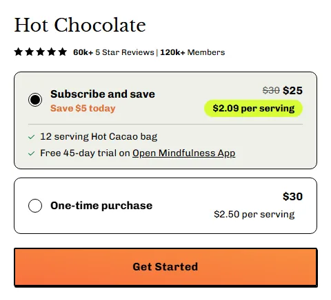 MUD\WTR (MUD WTR) subscription buy box, US storefront, captured 2026-09-13