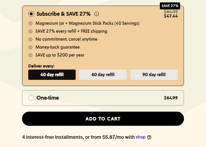 PYM subscription buy box, US storefront, captured 2026-09-13