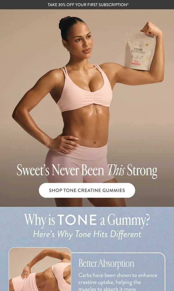 Arrae email: Sweet's Never Been This Strong
