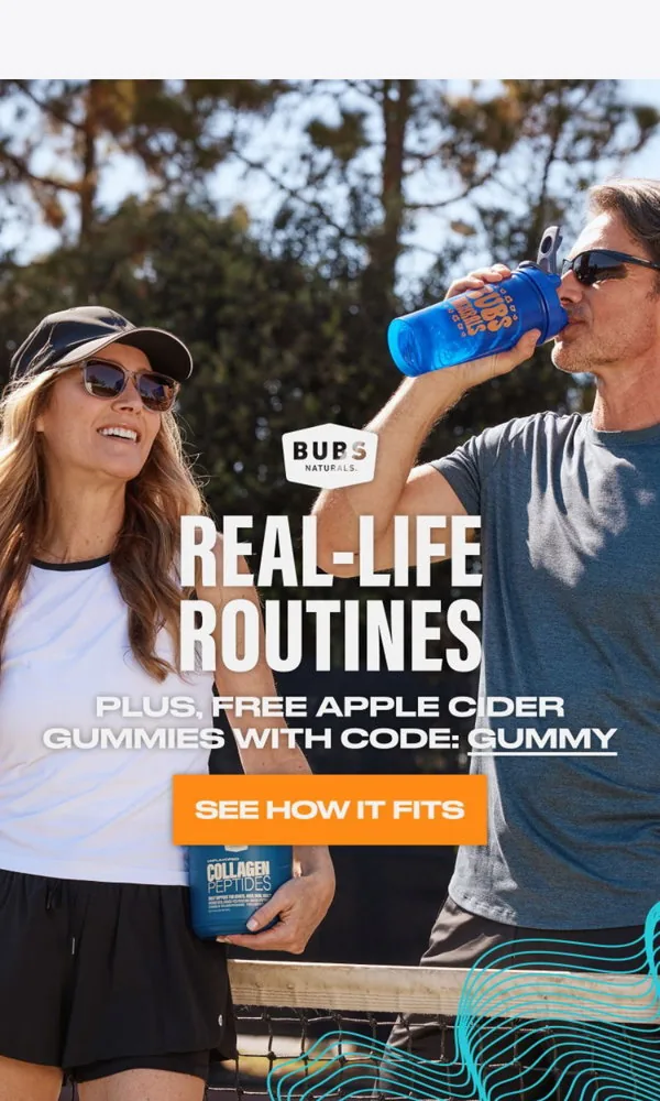 BUBS Naturals email: Quick reminder: your free gummies are waiting