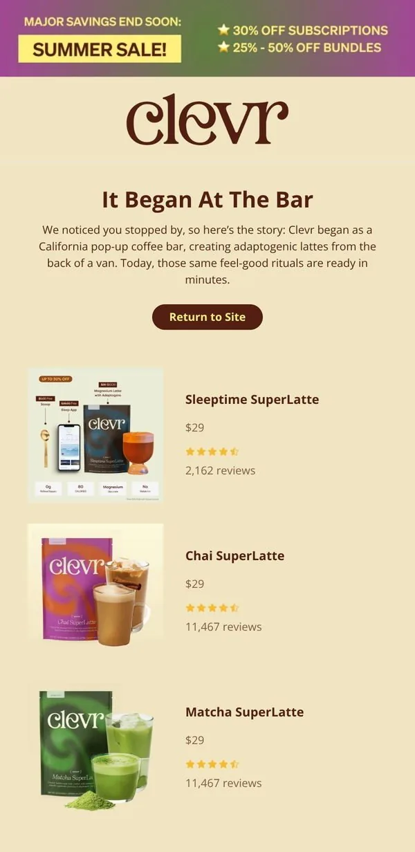 Clevr Blends email: Meet The Magic Behind Clevr