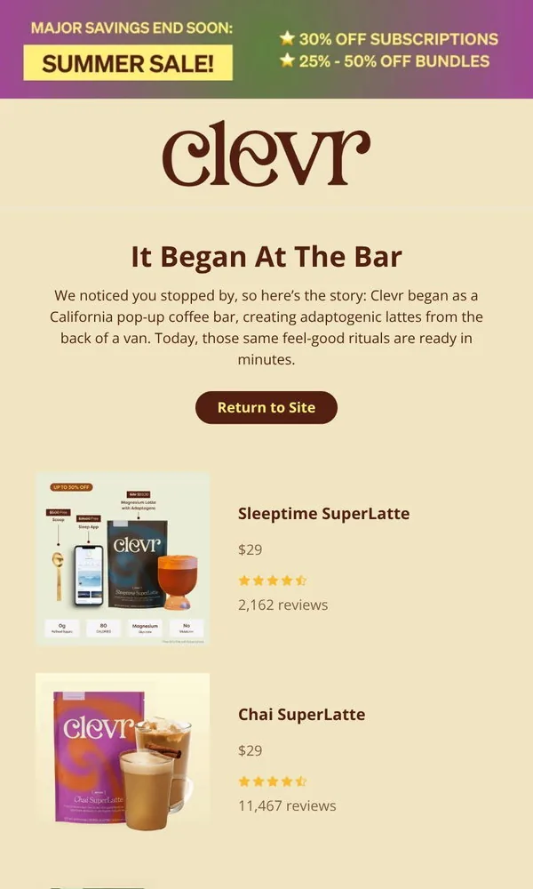 Clevr Blends email: Meet The Magic Behind Clevr