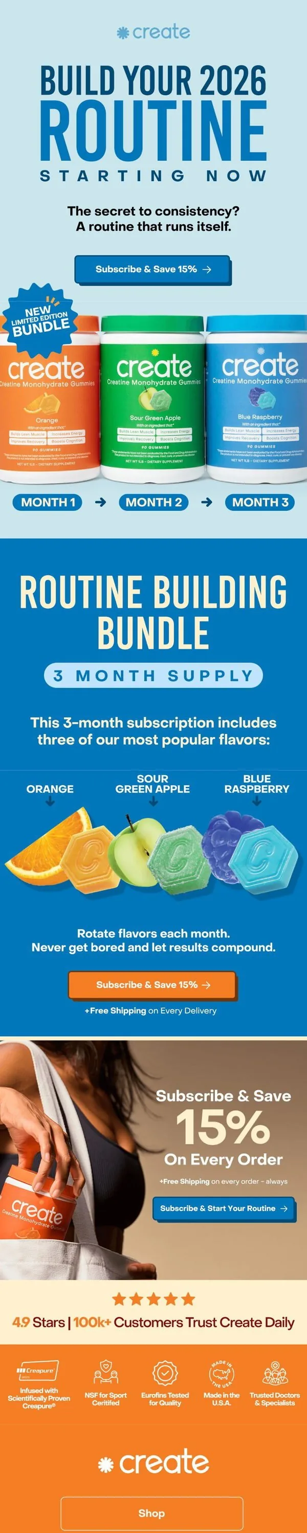 Create email: Your 2026 creatine starter kit👉