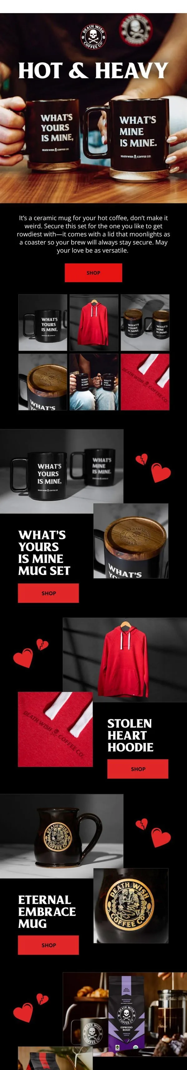 Death Wish Coffee email: Who Do You Love Most?