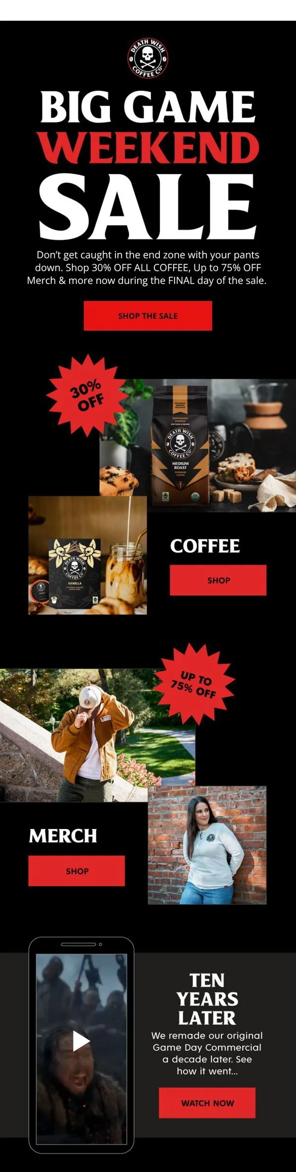 Death Wish Coffee email: IT'S HERE 👏 IT'S HERE 👏 IT'S HERE 👏