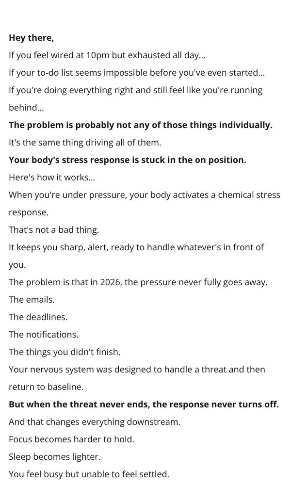 Goli email: everything feels harder than it should