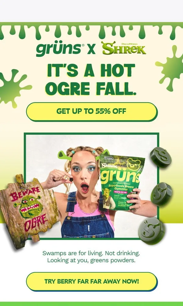 Grüns email: Happily ever after starts with feeling good.