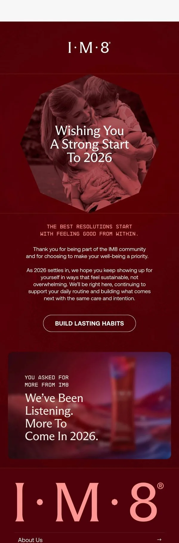IM8 email: A Small Note for the Start of 2026