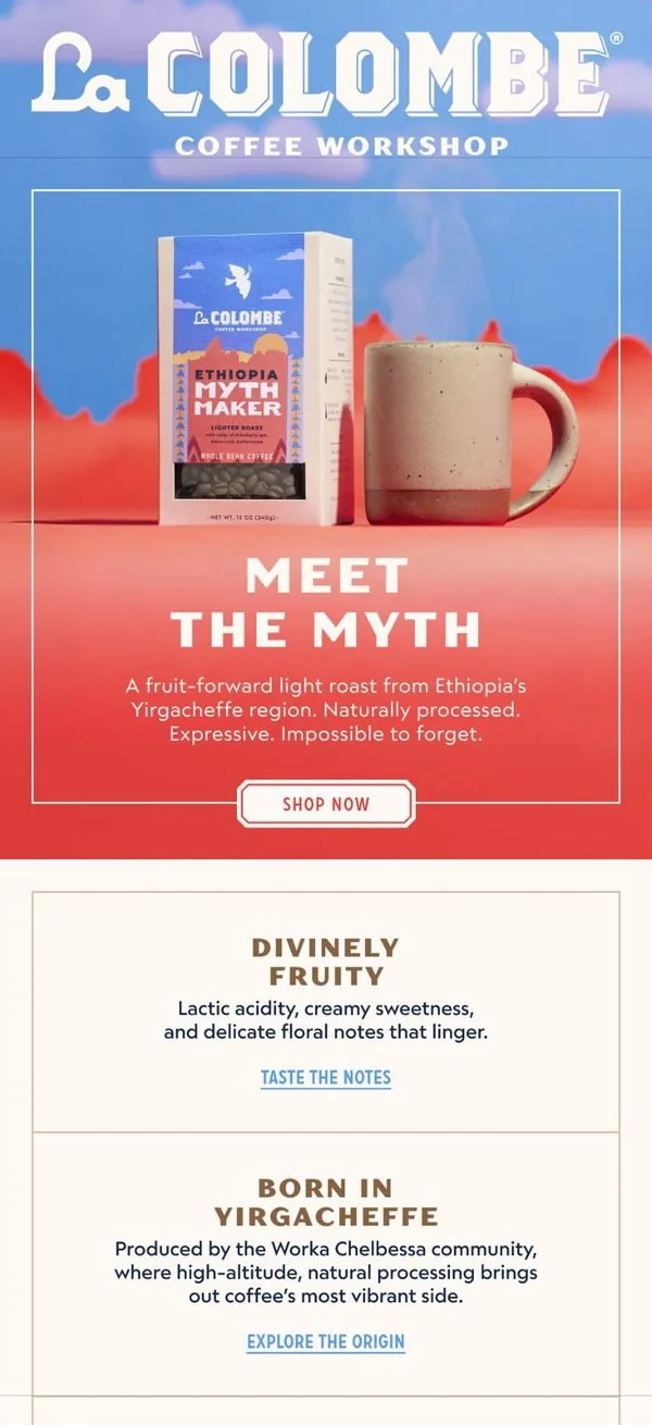 La Colombe email: A Legend in Every Sip✨