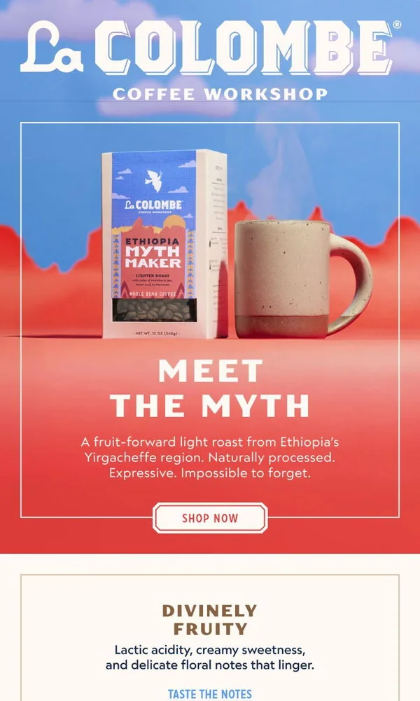 La Colombe email: A Legend in Every Sip✨