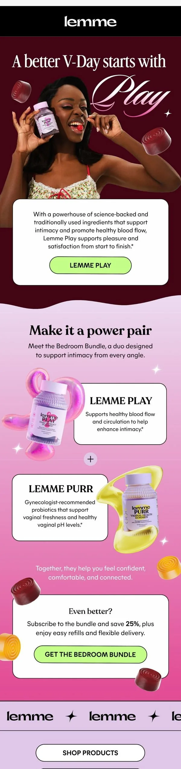 Lemme email: Keep it Play(ful) this V-Day ❤️‍🔥