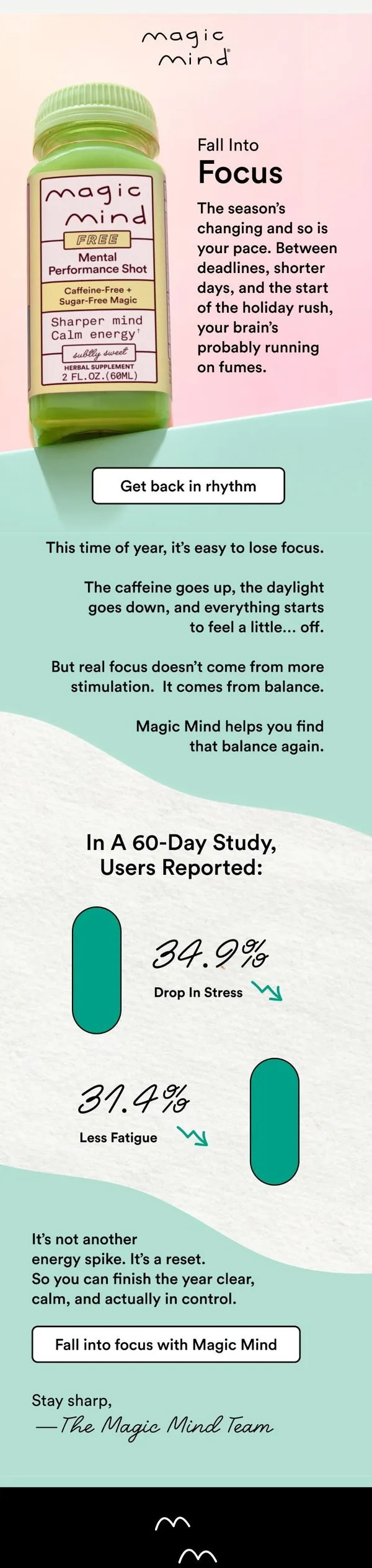 Magic Mind email: Fall Into Focus