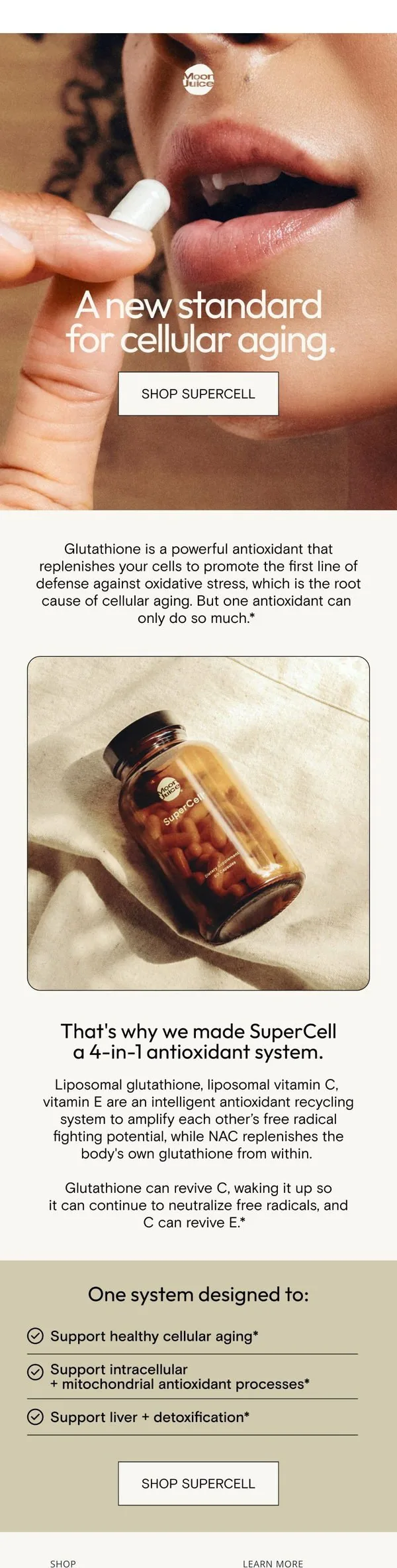 Moon Juice email: SuperCell: a new way to support healthy cellular aging