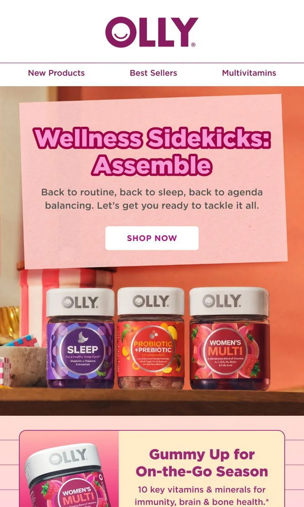 OLLY email: Back to (Routine) Szn