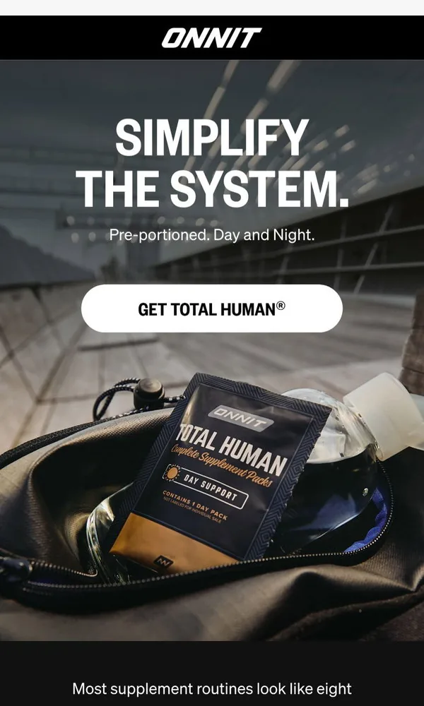 Onnit email: Busy Stacks Fail After Week One.
