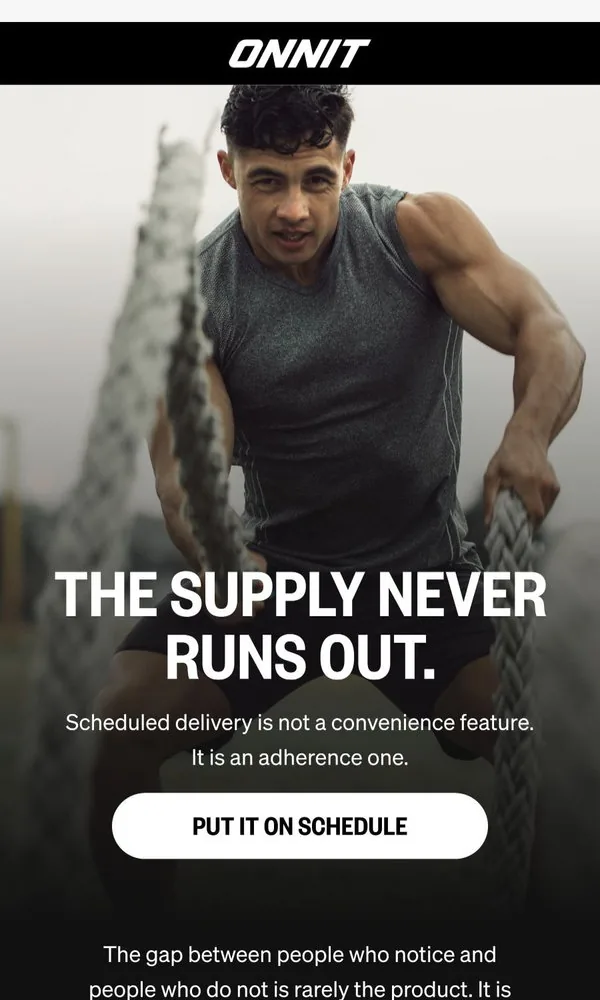 Onnit email: The Difference Is Not The Serving